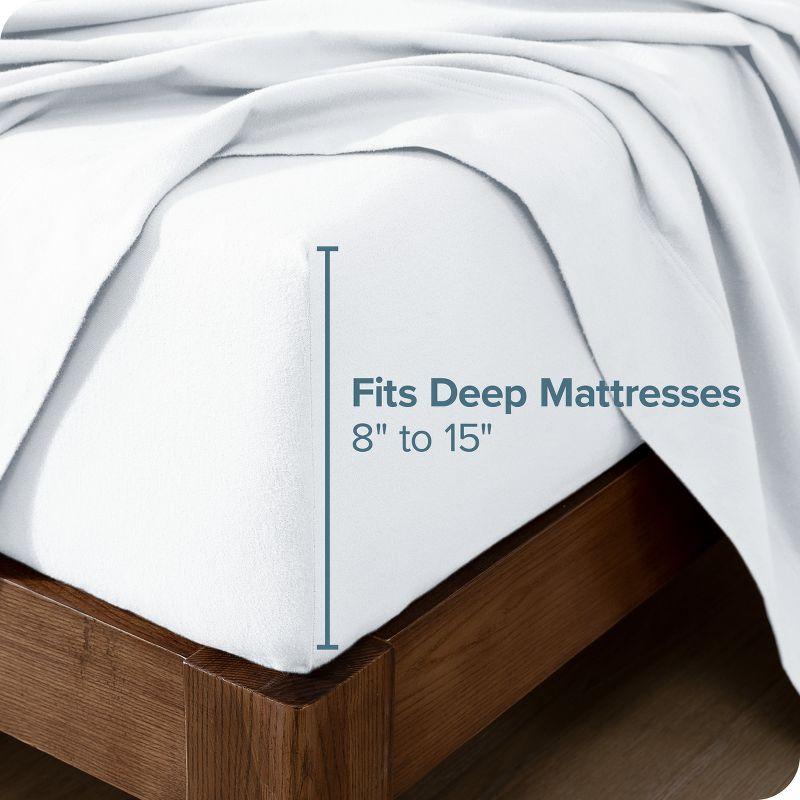 Bare Home Flannel Machine Woven Sheet Set