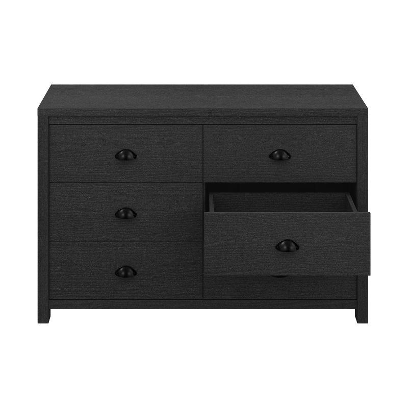 Galano Cinzia 6 Drawer 46.6 in. Wide Teen Dresser (Sturdy, Effortless Assembly with Interlocking Drawers)