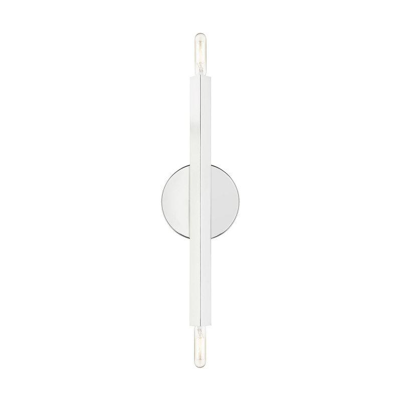 Livex Lighting Moco 2 - Light Wall Light in  Polished Chrome
