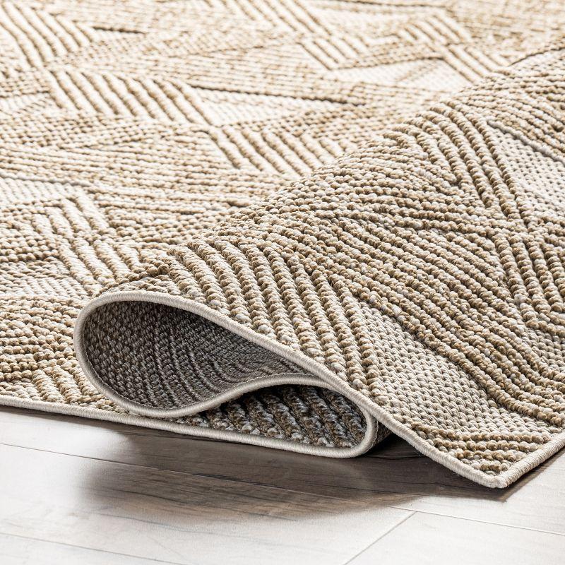 nuLOOM Trinity Textured Abstract Diamonds Area Rug