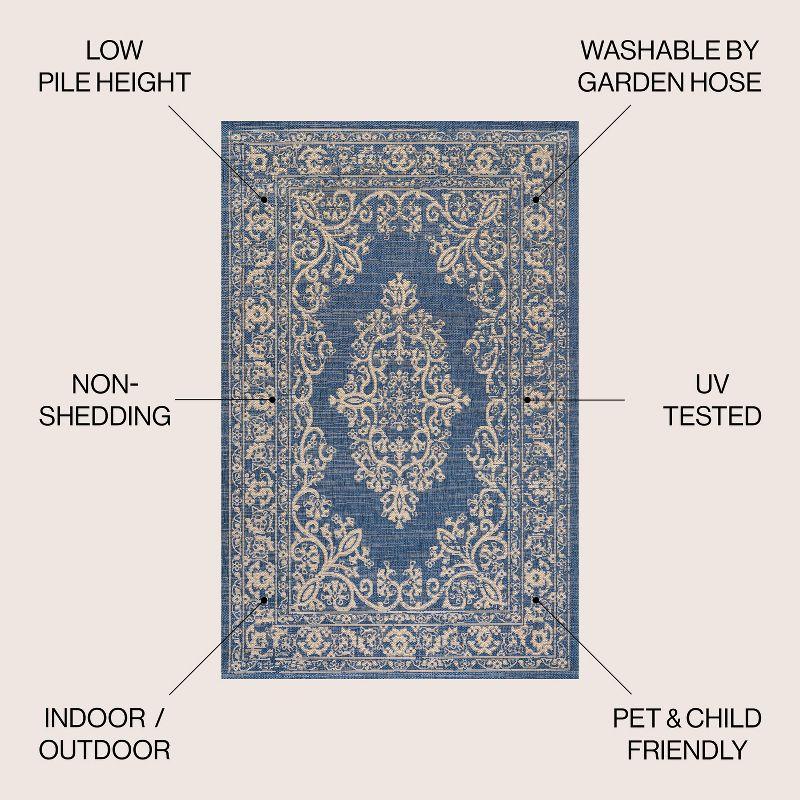 Galon Filigree Indoor/Outdoor Area Rug  - JONATHAN Y