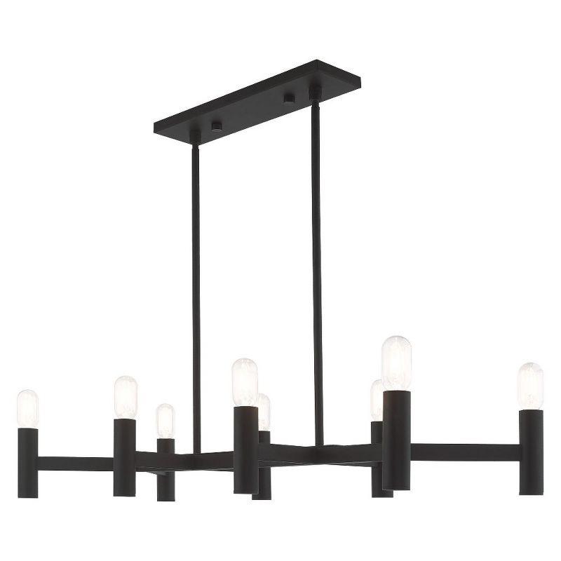 Livex Lighting Copenhagen 8 - Light Chandelier in  Black