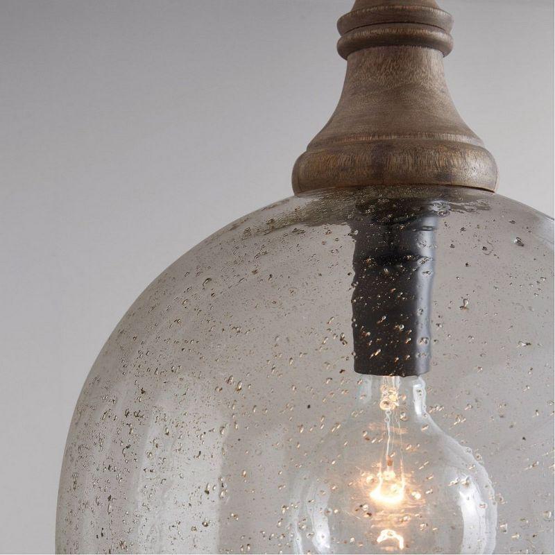 Capital Lighting Inglewood 1 - Light Pendant in  Grey Wash/Dark Pewter