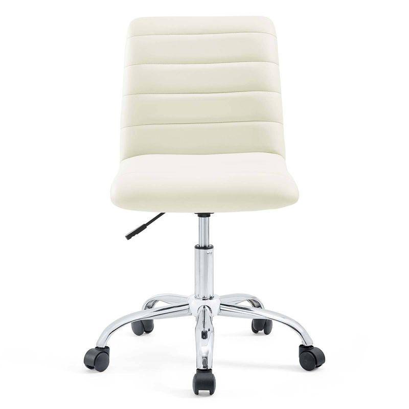 Modway Ripple Armless Mid Back Vinyl Office Chair