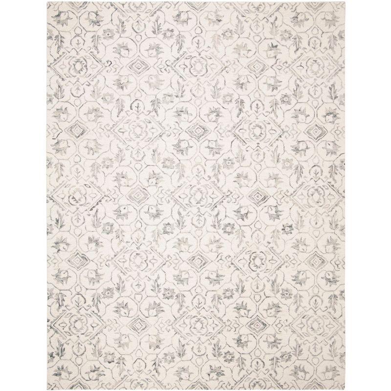 Dip Dye DDY902 Hand Tufted Area Rug - Grey/Ivory - 8'x10' - Safavieh.