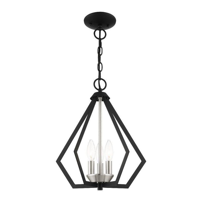 Livex Lighting Prism 3 - Light Chandelier in  Black