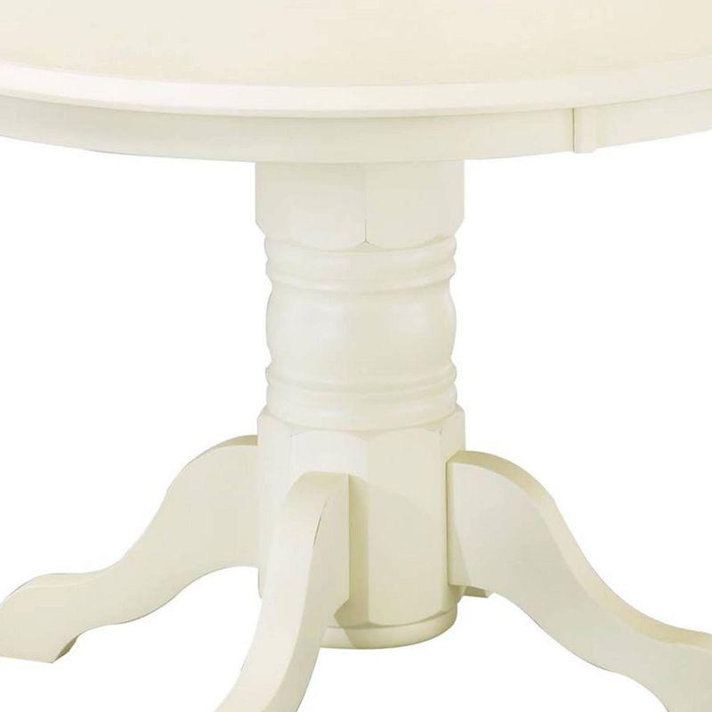 Warwick Dining Table Off White - Homestyles: Hardwood Frame, Kitchen, 42" Wide