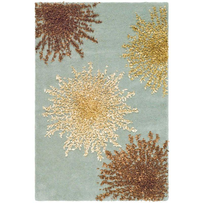 Soho SOH712 Hand Tufted Indoor Accent Rug - Light Blue/Multi - 2'x3' - Safavieh.