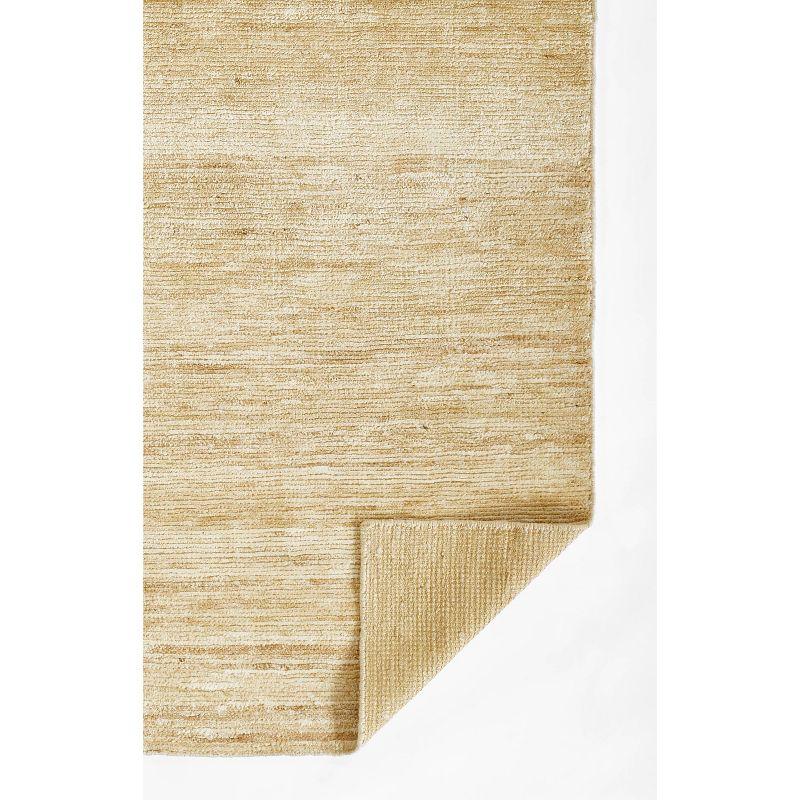 Momeni 9'x12' Organic Solid Handknotted Area Rug Natural: Jute & Cotton, Low Pile, Handmade, Indoor Rectangle Rug