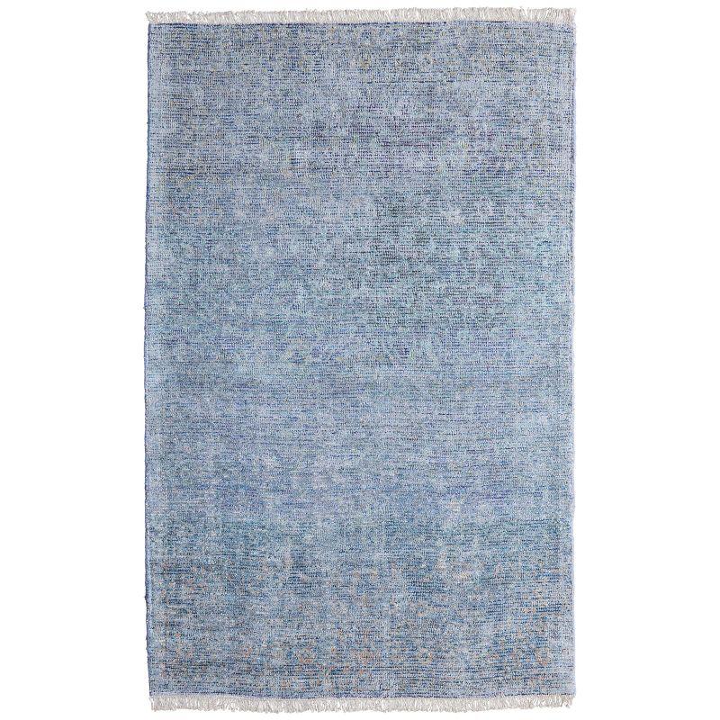 Caldwell Transitional Distressed Blue/Gray Area Rug