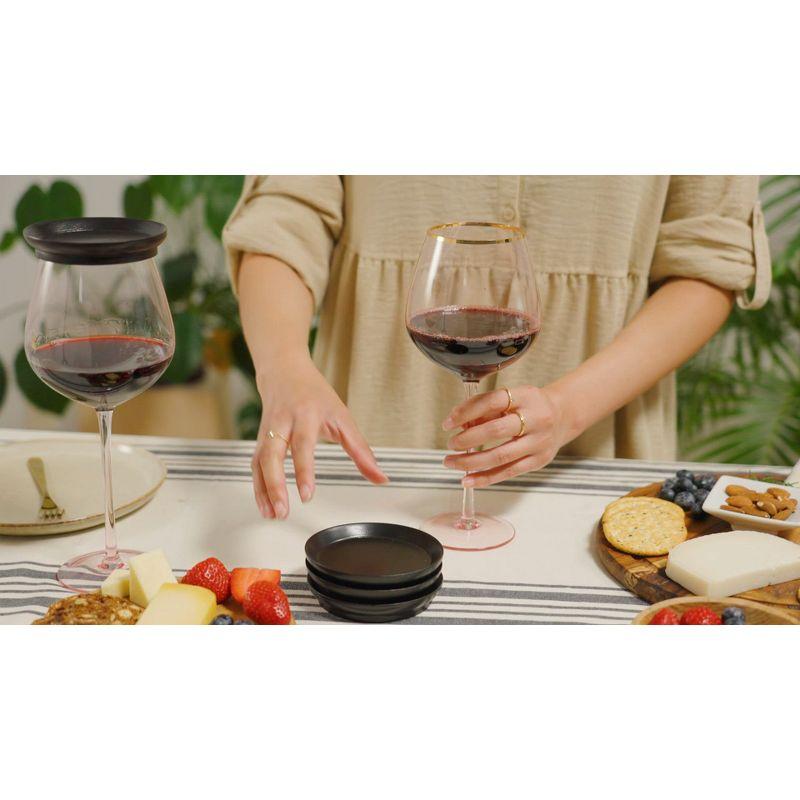Twine Wine Glass Topper Appetizer Plates | Wayfair