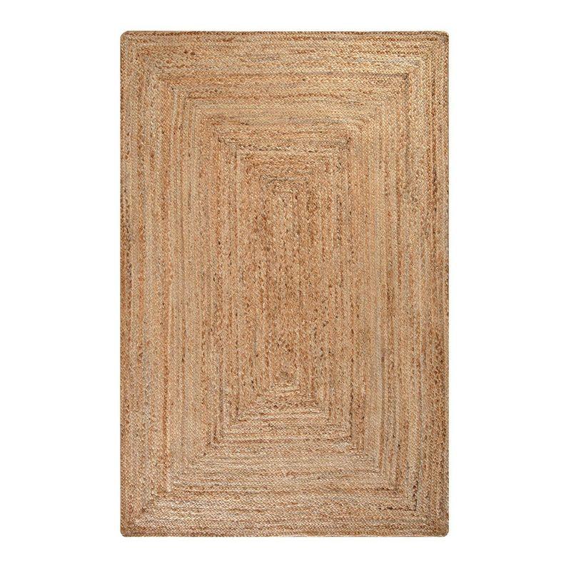 Anji Mountain 3'x5' Kerala Jute Area Rug Natural
