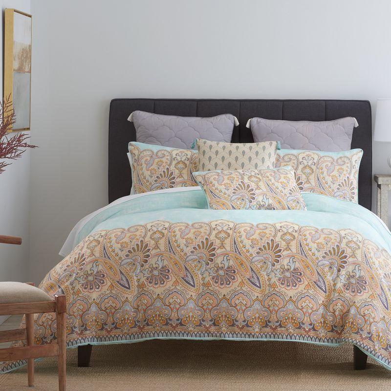 Percale Weave Reversible Comforter Set - Puri