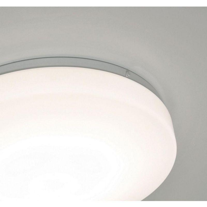 Cirrus White LED Drum Flush Mount Light