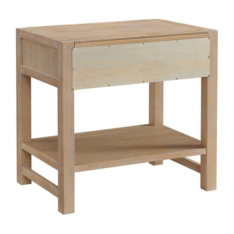 Arden 2-Drawer Wood Nightstand, Perfect for Modern Rustic, Boho or Traditional Bedroom, Functional and Stable Storage, 28W x 19D x 26 3/8H