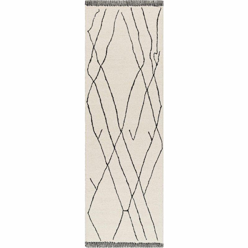 Hauteloom Rectangle Area Rug  Black