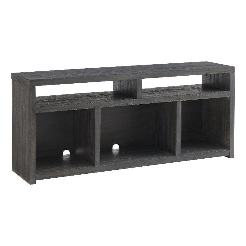 Lexington Casual Rustic Gray 70" Solid Pine TV Stand