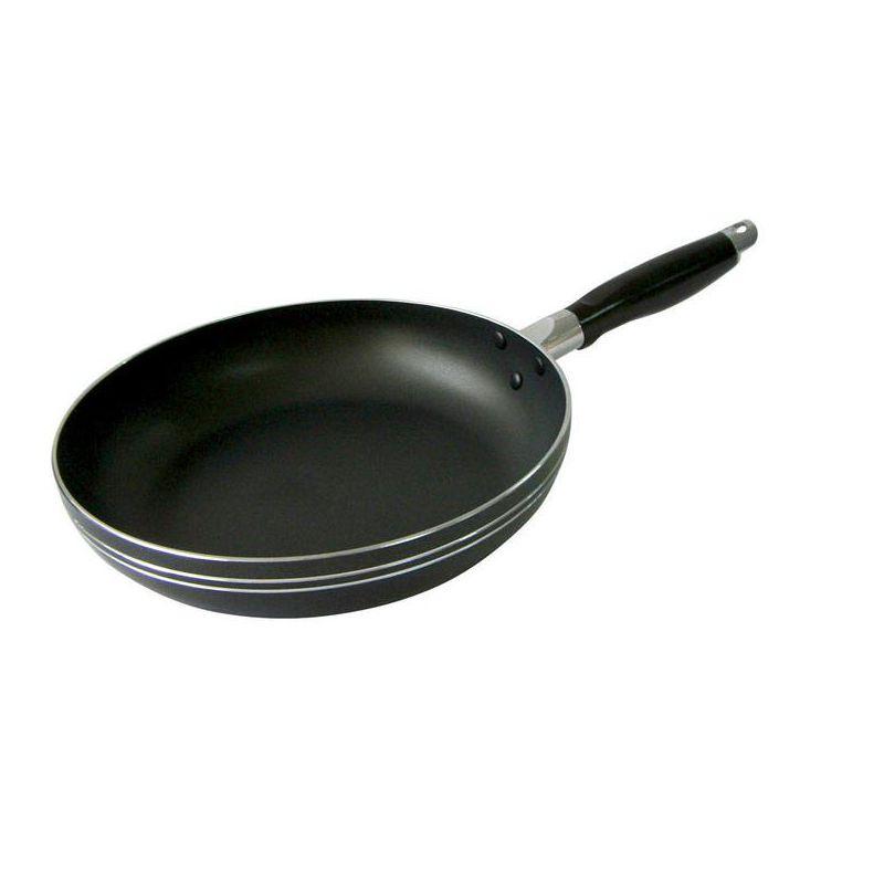 Bene Casa Aluminum Fry Pan 10 in. Black