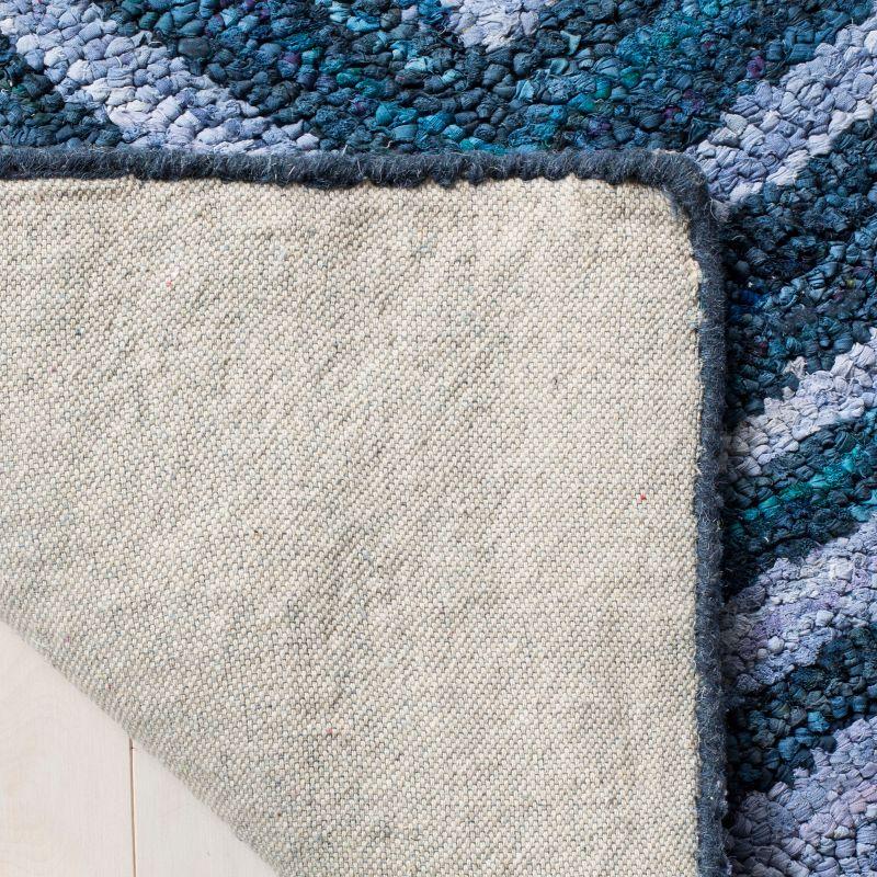 Nantucket 6' x 6' Blue Handmade Tufted Square Rug