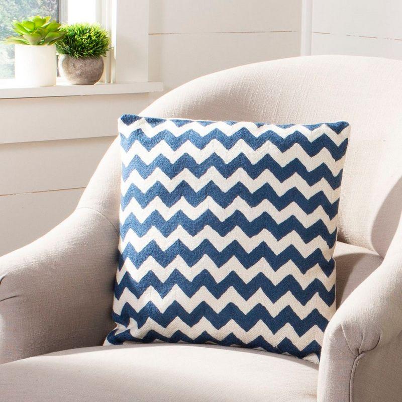 Safavieh Canvas Reversible Throw Pillow (Set of 2)