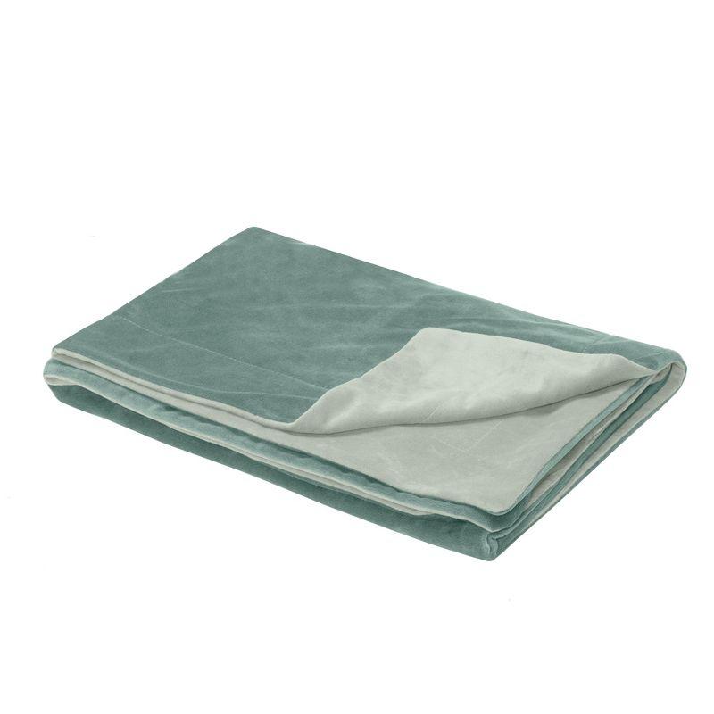 FurHaven Waterproof Velvet Pet Throw Blanket for Dogs & Cats