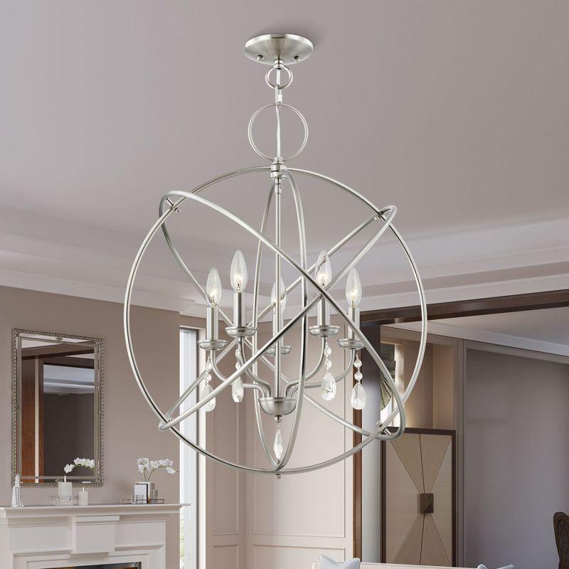 Aria 5 - Light Dimmable Globe Chandelier