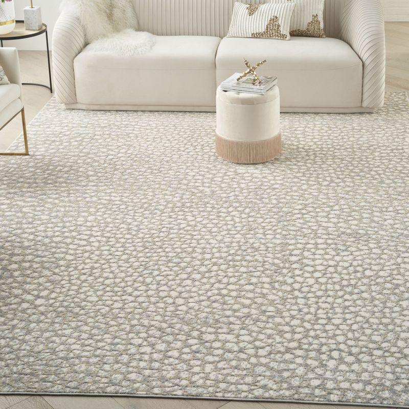 Nourison Joli Modern Indoor Rug Ivory/Beige/Grey 8'6" x 11'6"