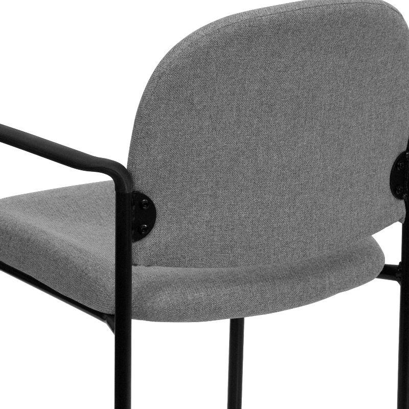 Prather Stackable Steel Ergonomic Side Reception Chair by Flash Furniture