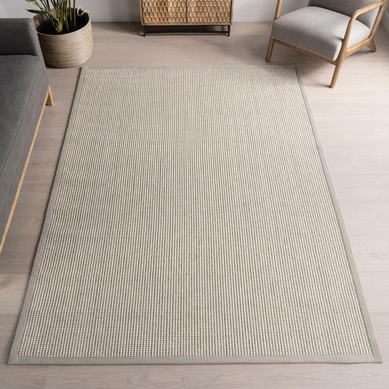 Nuloom Monica Geometric Wool Indoor Area Rug, 9' x 12', Grey