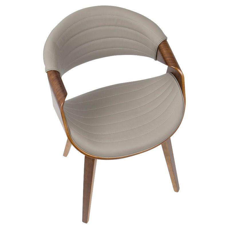 Symphony Mid Century Modern Dining/Accent Chair Gray - Lumisource