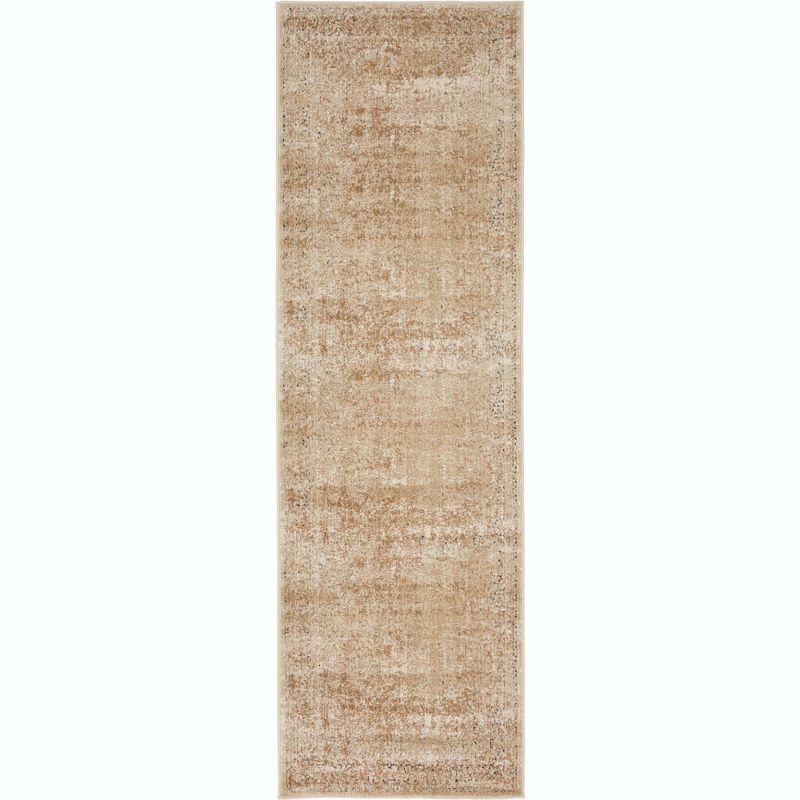 Unique Loom Chateau Collection Area Rug - Jefferson (2' 2" x 6' 7" Runner Beige/Light Brown)