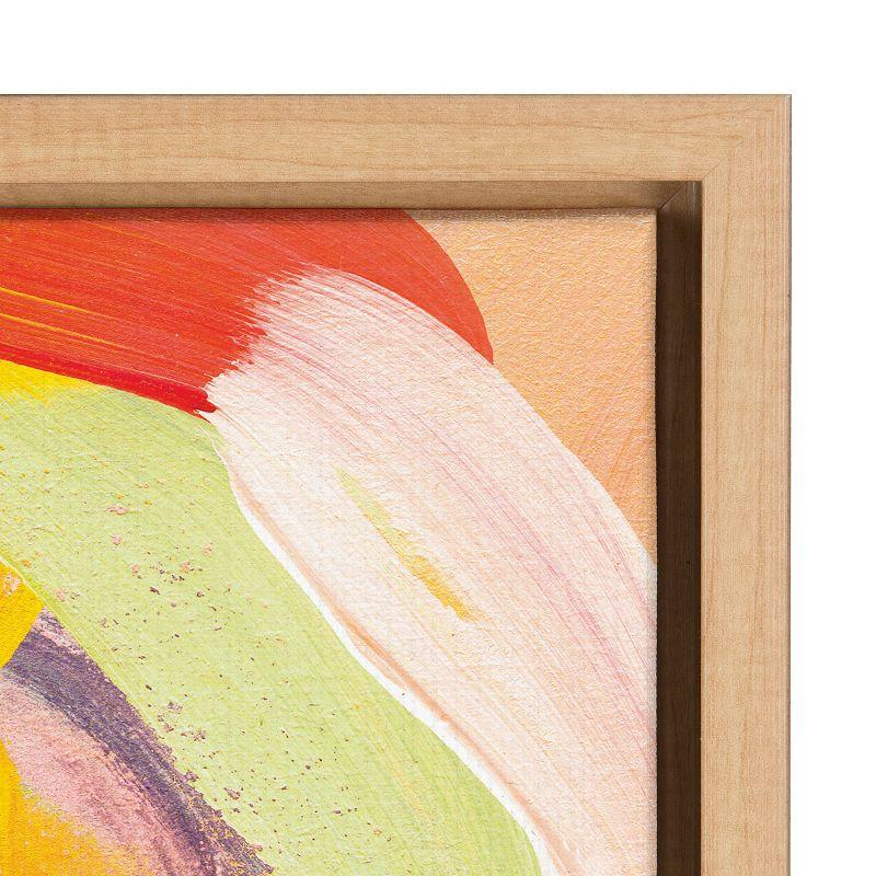 Natural Abstract Canvas Print with Polystyrene Frame, 18x24