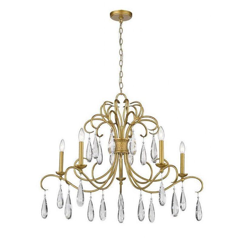 Z-Lite Amara 5 - Light Chandelier in  Gilded Gold
