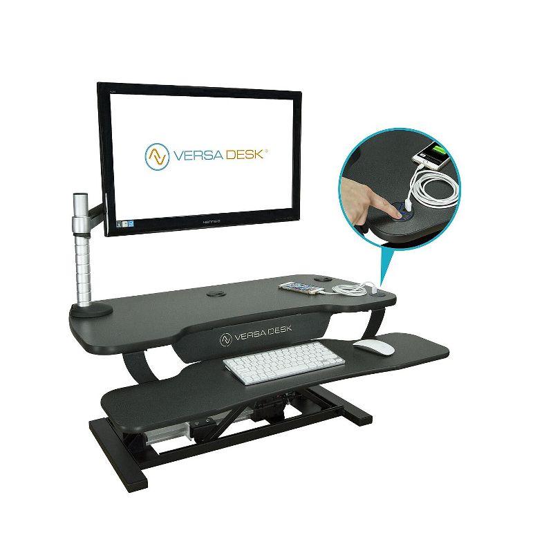 VERSADESK VersaDesk PowerPro Electric Height Adjustable Desk Converter w/ USB Charging Port