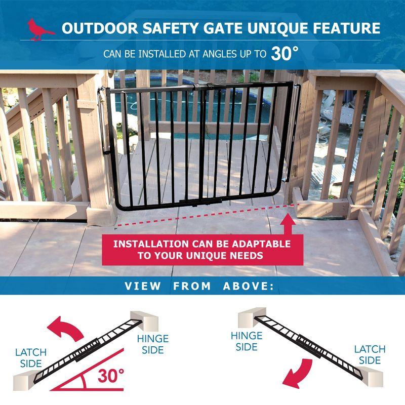 Cardinal Gates SS30OD Outdoor Baby & Pet Gate for Stairs