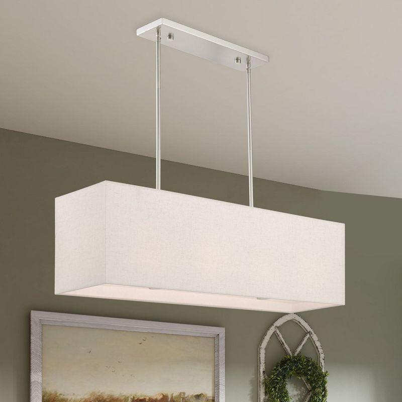 Lighting Lumens 4 - Light Square / Rectangle Chandelier