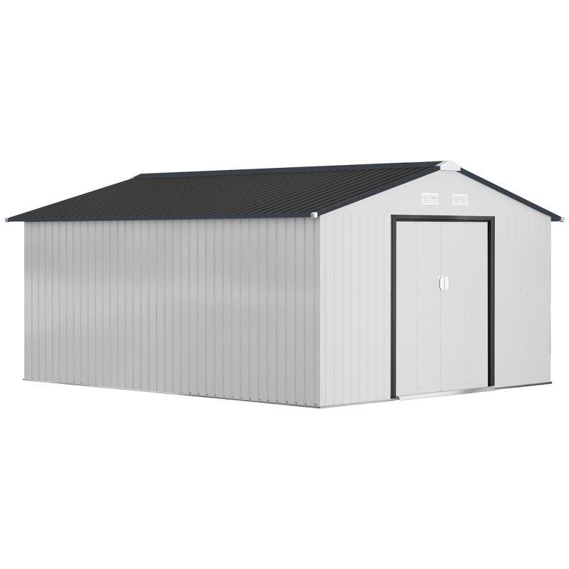11 ft. W x 13 ft. D Stainless Steel Tool Shed