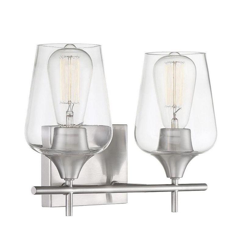 Savoy House Octave 2 - Light Vanity in  Satin Nickel