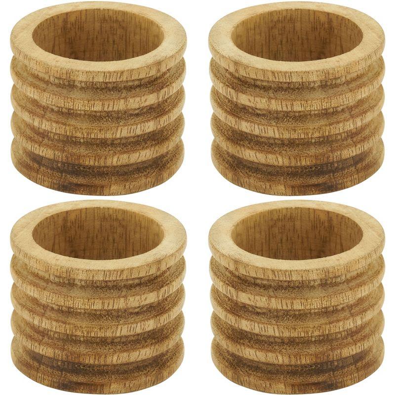 4 Piece Napkin Ring Set