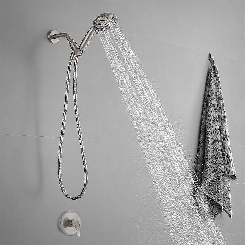 Single-Handle 6-Spray Shower Faucet Set Trim Kit with Valve and Filtered Handheld Shower Head