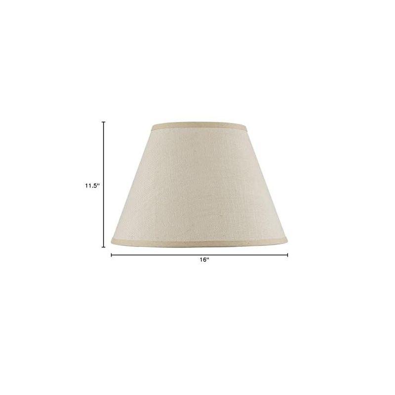 Cal Lighting Hardback Fine Burlap Shade