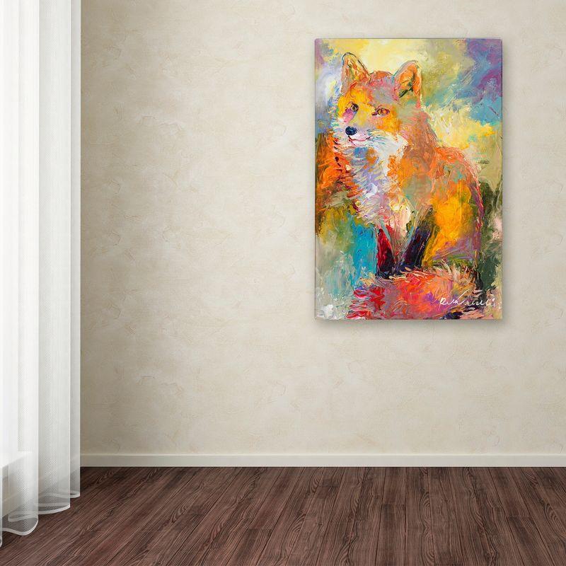 Richard Wallich 'Fox' Canvas Art