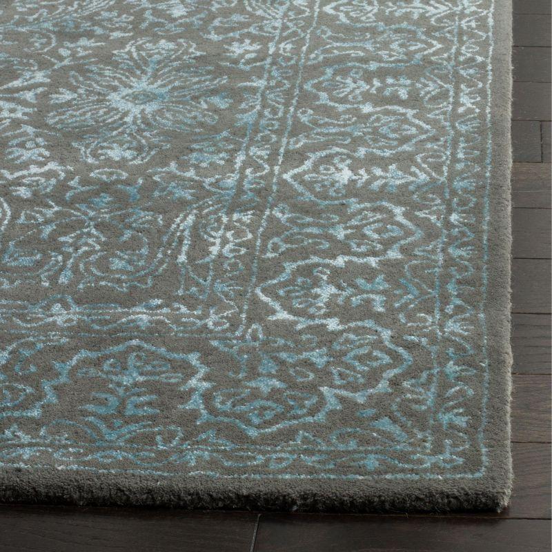 Glamour GLM516 Hand Tufted Area Rug - Blue/Dark Grey - 5'x8' - Safavieh.
