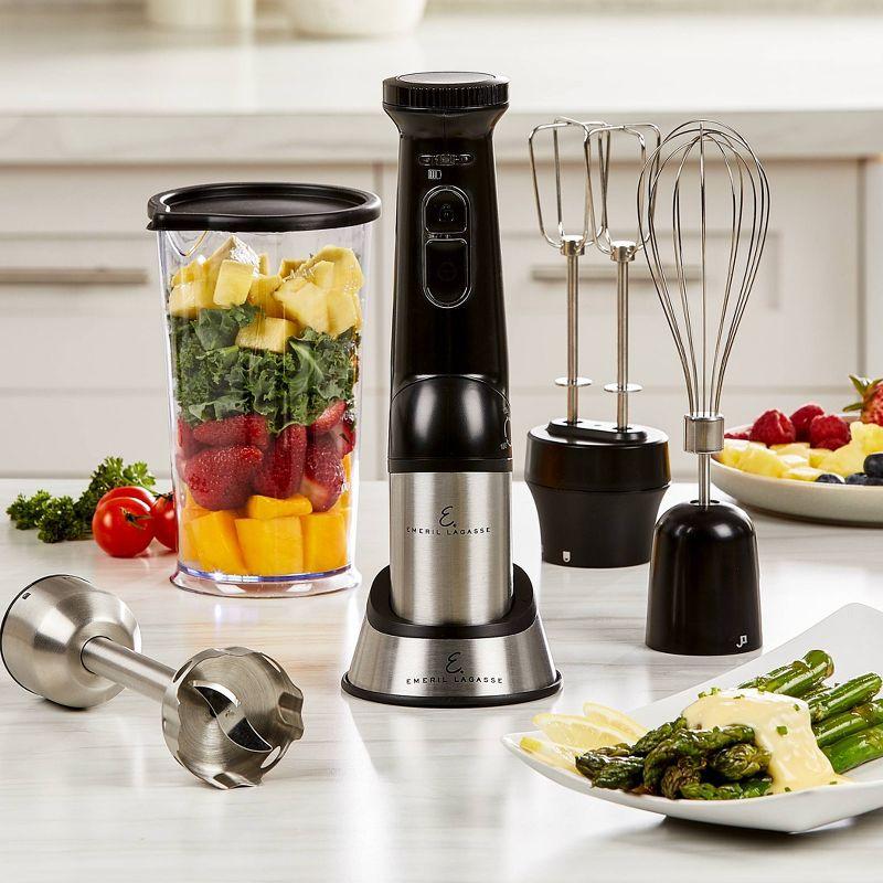 Emeril Lagasse Blender & Beyond: As Seen on TV, Immersion Blender, Adjustable Speed, Dishwasher-Safe, Black