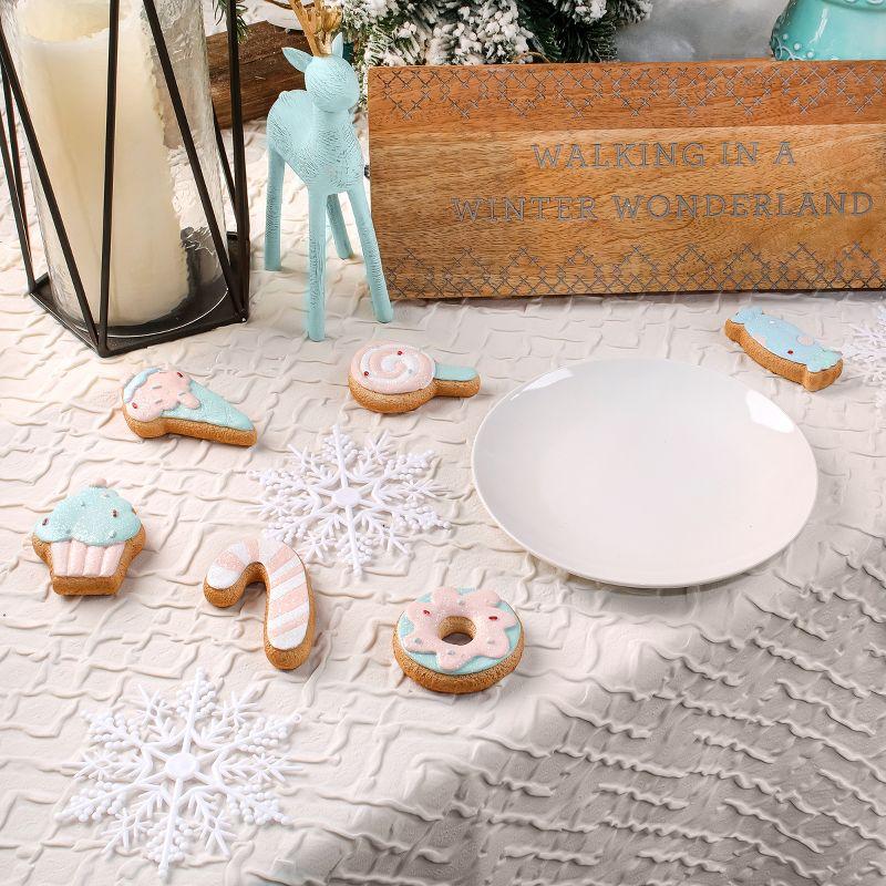 6-Piece Gingerbread Cookie Table Ornaments - National Tree Company