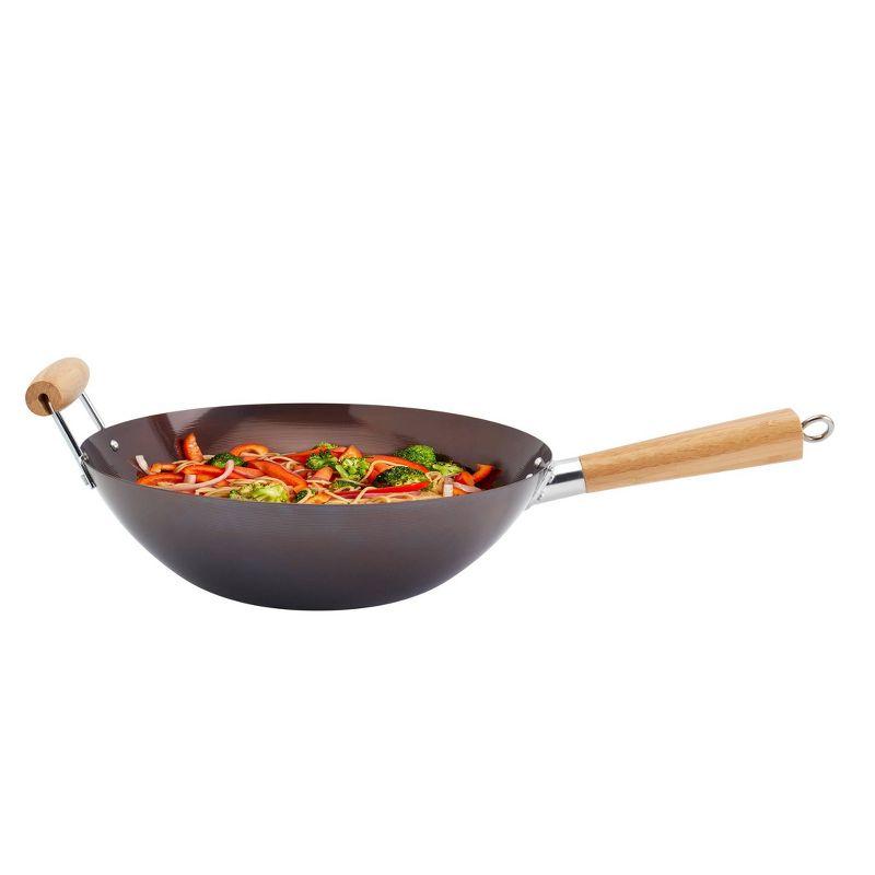 INFUSE 14'' Non-Stick Carbon Steel Wok