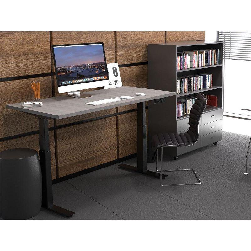 Monoprice Dual Motor Easy Assembly Folding Sit-Stand Desk Frame, Max 265 lbs Weight Capacity - Workstream Collection