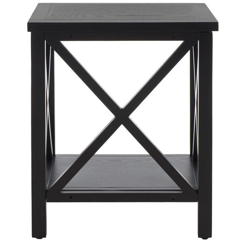 Candace End Table - Black - Safavieh.