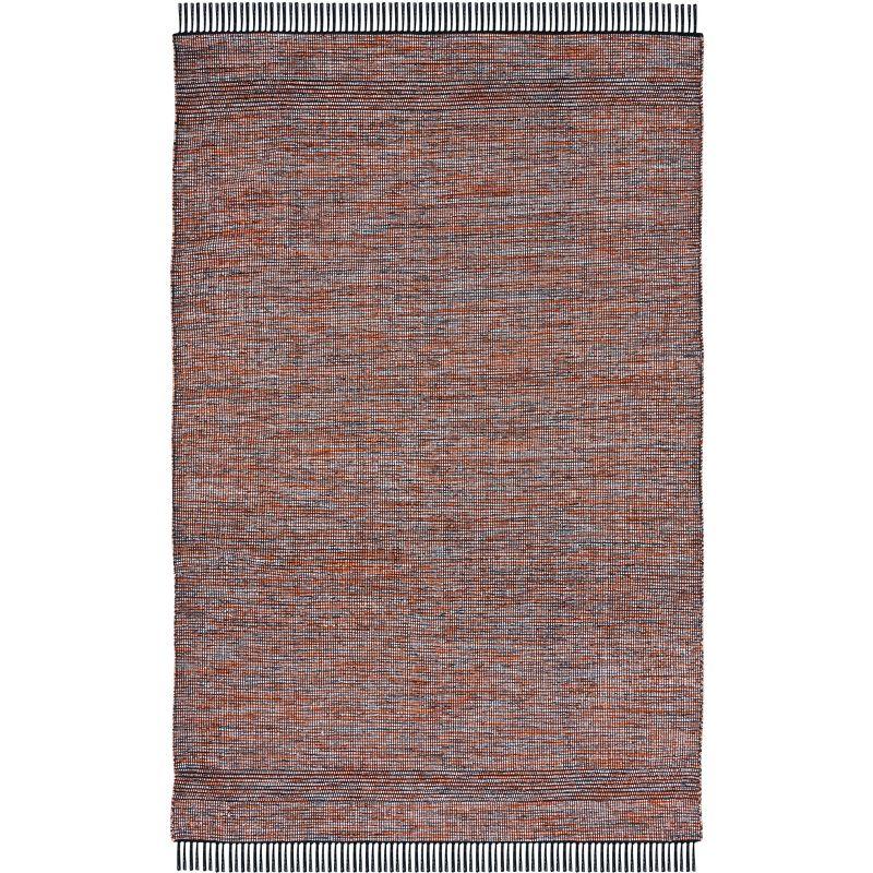 Montauk MTK620 Hand Woven Area Rug - Orange/Black - 6'x9' - Safavieh.
