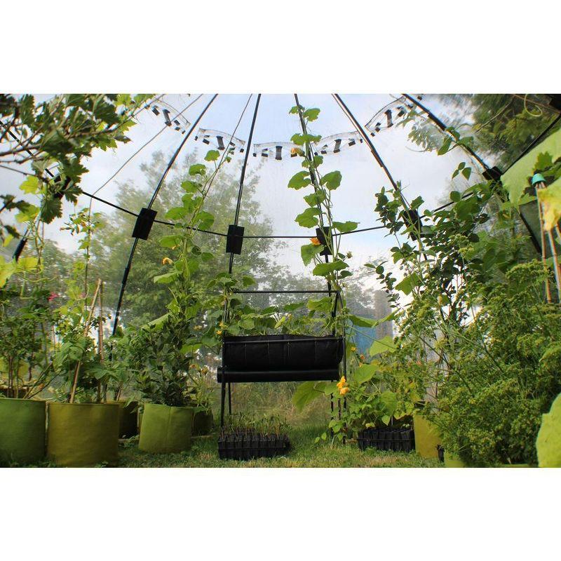 Haxnicks 11.5 Ft. W x 11.5 Ft. D Large Sunbubble Walk-in Greenhouse